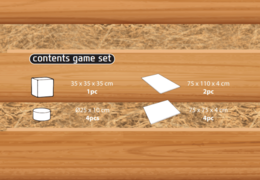 Conteúdo do conjunto de brincadeiras Softplay em tema de fazenda para comprar na JB