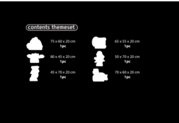 Conteúdo do conjunto temático Softplay em tema de Pirata - Mundo Marinho encomendar online na JB