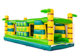 Módulo de circuito de obstáculos Gate Dodger com palmeira no tema crocodilo