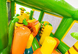 Módulo de circuito de obstáculos "Pillar Dodger" com colunas e espaço rastejante