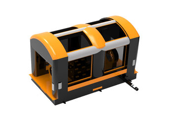 Curso de assalto Wall Climber mega inflável de 40 peças giga modular para crianças. Encomende cursos de obstáculos infláveis ​​online agora na JB Insuflaveis Portugal