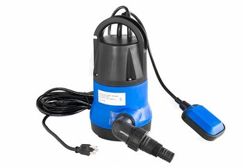 Bubble dompelpomp 230 volt blauw kopen voor inflatables met schuim