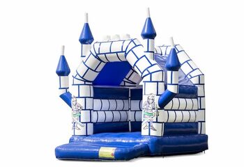 Pequeno castelo insuflável interno no castelo temático, para crianças à venda. Disponível em JB Insufláveis ​​Portugal online