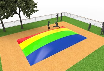 Compre montanha aérea inflável na cor -vermelho -amarelo -verde -azul para crianças. Encomende montanhas aéreas infláveis ​​agora online na JB Insuflaveis Portugal