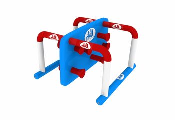 Opblaasbaar luchtdichte muur met obstakels voor sup parcours kopen 