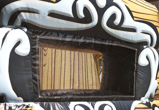 Navio pirata inflável desliza em uma forma impressionante com objetos 3D bacanas e estampas coloridas para crianças. Compre escorregadores infláveis ​​agora online na JB Insuflaveis Portugal