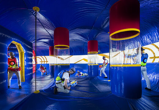 Encomende uma Arena de Batalha inflável para jovens e idosos. Compre arenas infláveis ​​online agora na JB Insuflaveis Portugal