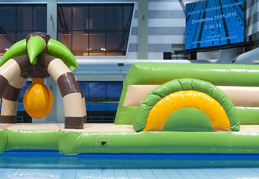 Compre pista de obstáculos de corrida de selva dupla inflável para jovens e idosos. Encomende cursos de obstáculos infláveis ​​online agora na JB Insuflaveis Portugal