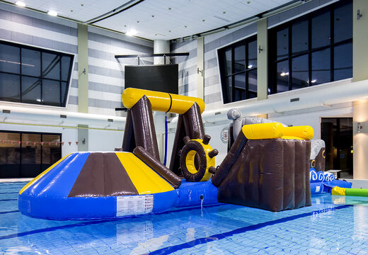 Compre uma ilha pirata inflável hermética com uma videira, torre de escalada, escorregador redondo e obstáculos para jovens e idosos. Encomende jogos de sinuca infláveis ​​agora online na JB Insuflaveis Portugal