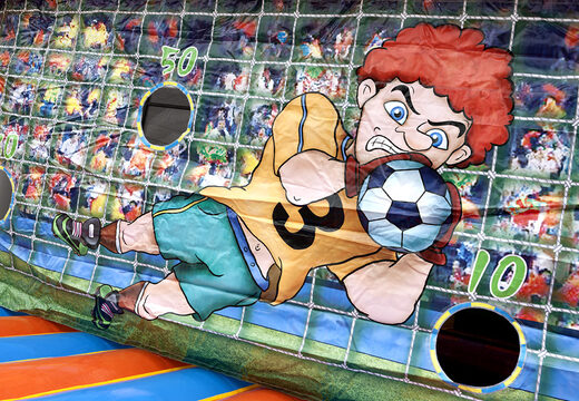 Compre uma baliza de futebol inflável com cama para jovens e idosos. Encomende agora online uma baliza de futebol insuflável com cama na JB Insuflaveis Portugal