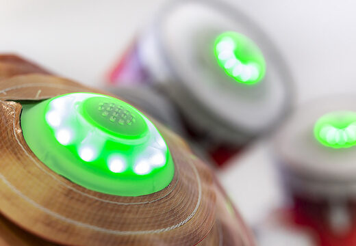 Bateria inflável com sistema de jogo interativo