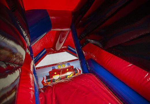 Encomende o castelo insuflavel com tema do corpo de bombeiros na JB Insufláveis ​​Portugal. Compre castelos insufláveis com escorregador na JB Insufláveis ​​Portugal