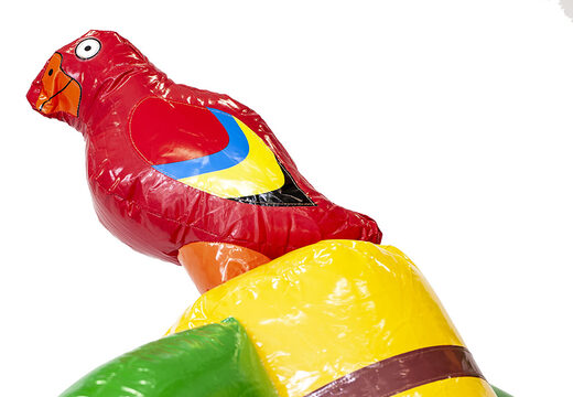 Compre uma pista de obstáculo inflável com tema de selva de 9 metros para crianças. Ordene pistas de obstáculos infláveis ​​agora online em JB Insuflaveis Portugal