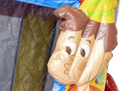 Ordene um pequeno castelo insuflável multijogador com escorregador para crianças. Compre castelos insufláveis online na JB Insufláveis ​​Portugal