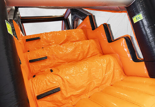 Pista de obstáculos gigante Big Log Slide com obstáculos para crianças. Compre cursos de obstáculos infláveis ​​online agora na JB Insuflaveis Portugal