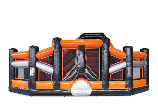 Dodge ou Slide pista de obstáculos com obstáculos para crianças. Compre cursos de obstáculos infláveis ​​online agora na JB Insuflaveis Portugal