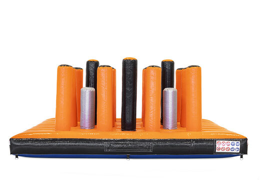 Encomende o curso de assalto inflável gigante modular Pillar Dodger Platform para crianças. Compre cursos de obstáculos infláveis ​​online agora na JB Insuflaveis Portugal