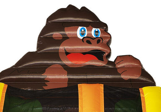 Compre um escorregador inflável espetacular com o tema do gorila e objetos 3D para crianças. Ordene escorregadores infláveis ​​agora online em JB Insuflaveis Portugal