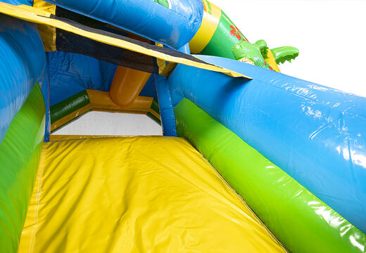 Castelo insuflável com tema de hawaii à venda na JB Insufláveis ​​Portugal. Encomende castelos insufláveis online na JB Insufláveis ​​Portugal