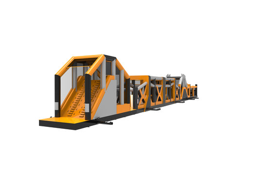 Carrera de aventuras pista de obstáculo de 48,5 metros de largo para niños. Ordene pistas de obstáculos inflables ahora en línea en JB Insuflaveis Portugal