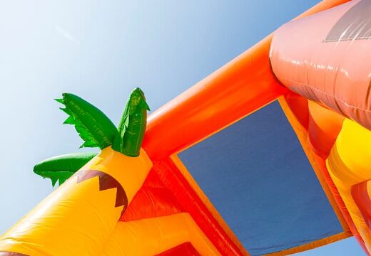 Grande castelo insuflável multijogador interno e inflável com escorregador para crianças. Compre castelos insufláveis ​​online na JB Insufláveis ​​Portugal