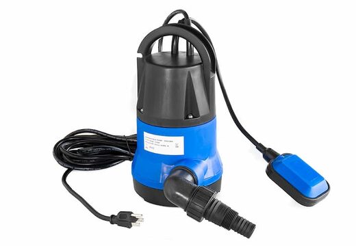 Bubble dompelpomp 230 volt blauw kopen voor inflatables met schuim