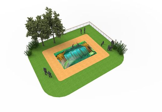 Compre montanha aérea no tema floresta para crianças. Encomende montanhas aéreas infláveis ​​agora online na JB Insuflaveis Portugal