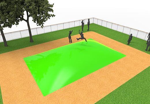 Compre uma montanha de ar inflável padrão em verde para crianças. Encomende montanhas aéreas infláveis ​​agora online na JB Insuflaveis Portugal