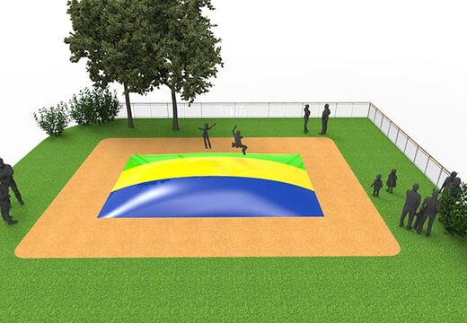 Obtenha sua montanha aérea inflável verde-amarelo-azul online. Compre montanhas aéreas infláveis ​​agora na JB Insuflaveis Portugal