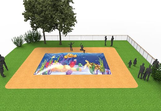 Compre montanha aérea com tema do Seaworld para crianças. Encomende montanhas aéreas infláveis ​​agora online na JB Insuflaveis Portugal