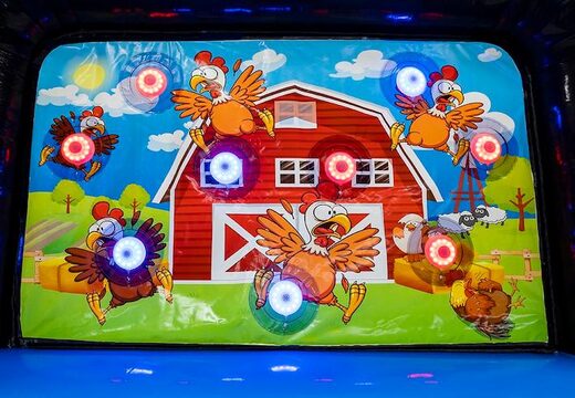  pedido de folha traseira removível para mini galeria de tiro ips game