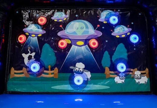  mini galeria de tiro ips jogo pedido de folha traseira alienígena removível