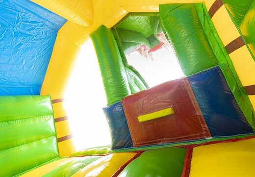 Compre castelo inflável inflável com escorregador em forma de crocodilo para crianças