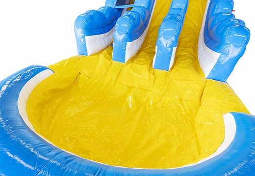 Compre escorregador inflável grande com escorregador duplo para crianças