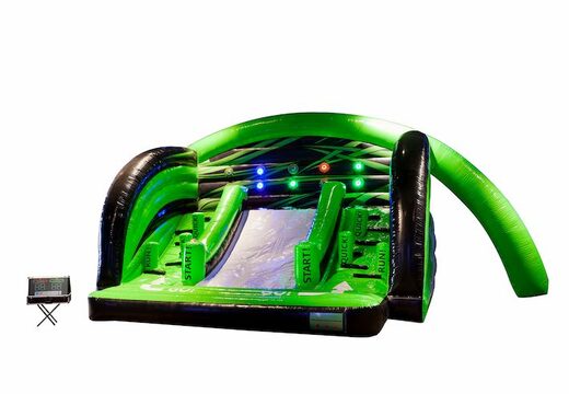 Encomende uma pista de obstáculos inflável com esporte interativo para fazer uma competição para crianças