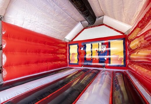 Encomende almofada de ar inflável padrão em hotel animal com animais 3d para crianças