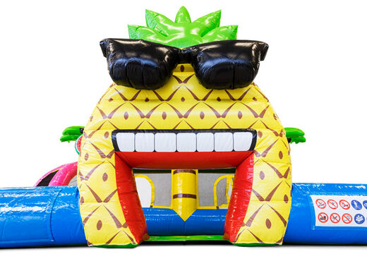 Compre um castelo insuflável para crianças com o tema Flamingo. Encomende insufláveis ​​online na JB Insuflaveis Portugal