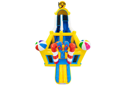 Obtenha seu slide 4 em 1 no tema Rubber Duck online agora. Encomende escorregadores infláveis ​​na JB Insuflaveis Portugal