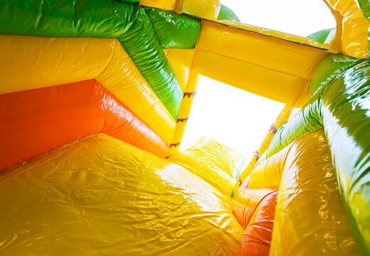 Vende-se mini almofada de ar inflável Multiplay no tema Leão para crianças. Encomende almofadas de ar infláveis ​​na JB Insuflaveis Portugal