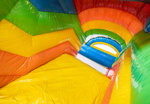 Vende-se mini almofada de ar inflável Multiplay no tema Unicórnio para seus filhos. Encomende almofadas de ar infláveis ​​na JB Insuflaveis Portugal