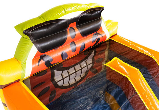 Compre a almofada de ar Multi Slide com slide no tema Caribe para seus filhos. Encomende almofadas de ar insufláveis ​​online agora na JB Insuflaveis Portugal