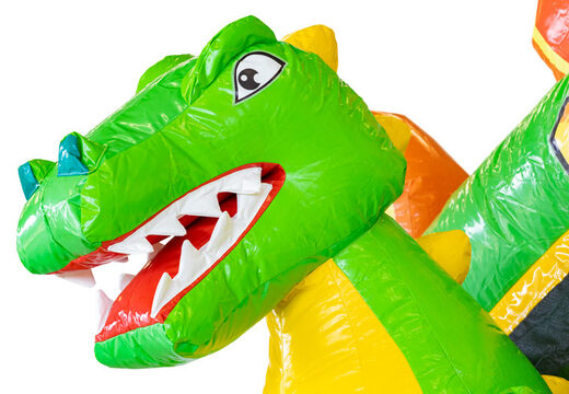 Compre inflável dino castelo inflável multi caixa