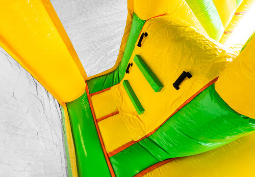 Castelo insuflável multicaixa dino coberto para venda