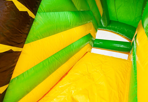 Encomende castelo inflável multicaixa dino coberto