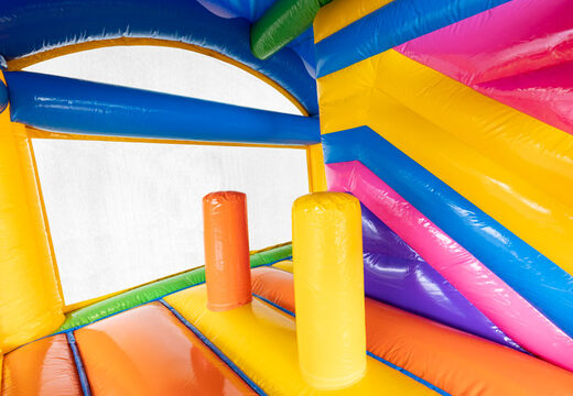 Castelo insuflável multicaixa inflável festa de verão para venda