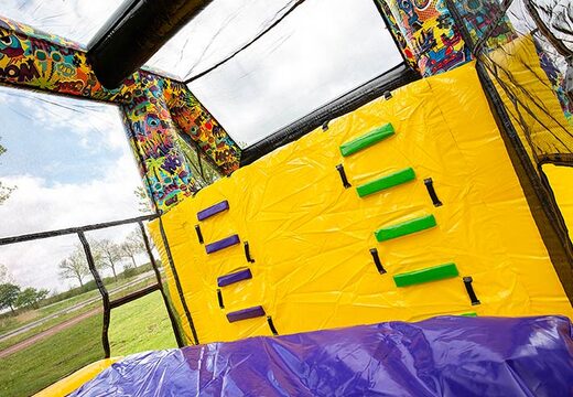 Obstáculos na pista de corrida de estilo livre