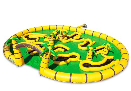 Jogo de golfe com tema de palmeira