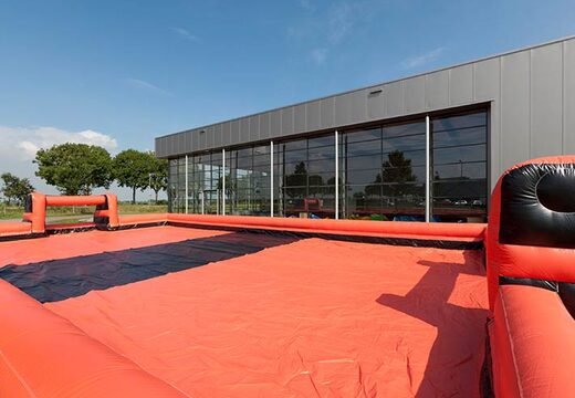 Laranja com pista de sabão de futebol preto para venda