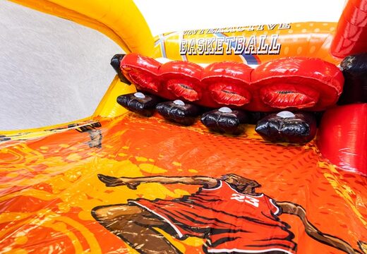 Cestas no jogo de esportes infláveis