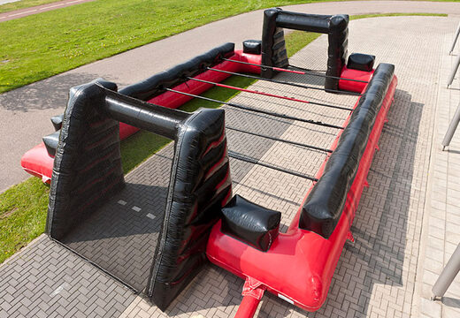 Compre matraquilhos desportivos insufláveis ​​pretos vermelhos com embarque único.